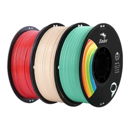 3kg Creality Ender-PLA Pro (PLA+) Filament - (1kg Red + 1kg Beige + 1kg Green)