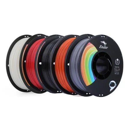 5kg Creality Ender-PLA Pro (PLA+) Filament - (1kg Orange + 1kg White + 1kg Gray + 1kg Black + 1kg Red )