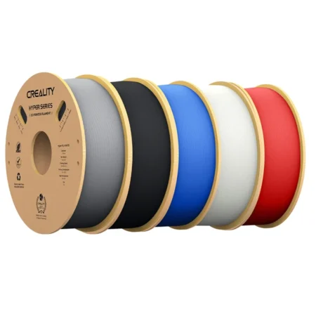 5kg Creality Hyper Series PLA Filament - (1kg Blue + 1kg Red + 1kg White + 1kg Black + 1kg Grey)