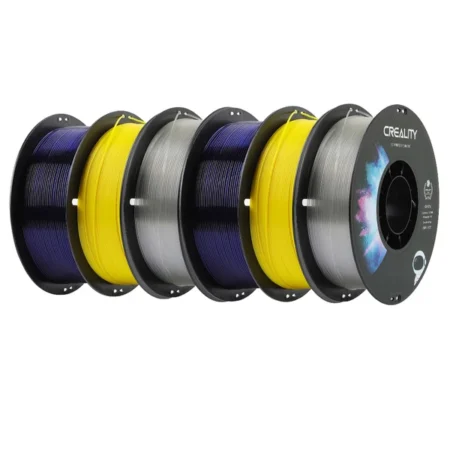 5kg Creality CR-PETG Filament - (1kg Transparent Color + 1kg Yellow + 1kg Transparent Blue + 1kg Red + 1kg White)