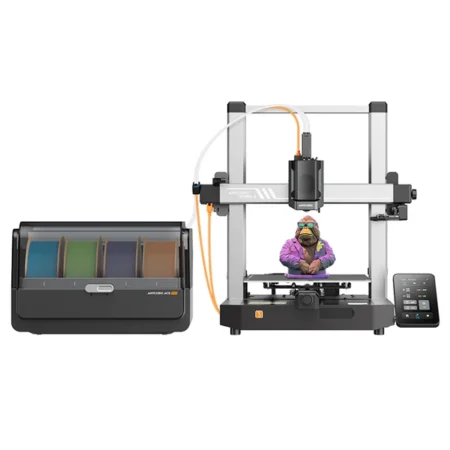 Anycubic Kobra 3 3D Printer with ACE Pro Combo, Max 600mm/s Speed, Smart Multi-Color Printing, Dual PTC Heating Syst, Auto Leveling, Nozzle Clog Detection, ACE Pro with Filament Drying Function, 250*250*260mm
