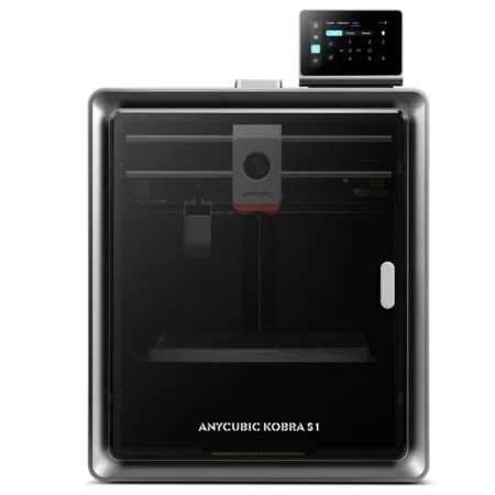 Anycubic Kobra S1 3D Printer, Enclosed CoreXY Construction, 600mm/s Ultra-Fast Print, 320℃ Hotend, 44dB Ultra-Quiet, 250*250*250mm