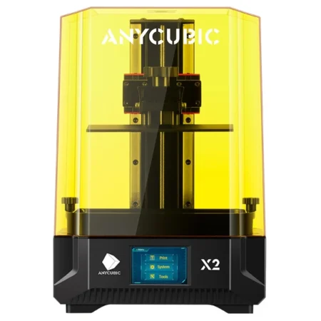 Anycubic Photon Mono X2 Resin 3D Printer, 9.1 inch 4K+ Screen, Max 60mm/h Printing Speed, Anycubic LighTurbo, 3.5 inch TFT Touch Control, 200x196x122mm