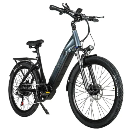 CMACEWHEEL L26 Electric Bike, 500W Motor, 48V 17Ah Battery, 26*2.1″ CST Tires, 45km/h Max Speed, 100km Max Range, Hydraulic Oil Disc Brakes - Grey