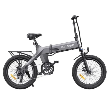 ENGWE C20 Pro Folding E-bike 20*3.0'' Fat Tires Bafang 250W Brushless Motor 36V 15.6Ah Battery 25Km/h Max Speed 60KM Range Dual Mechanical Disc Brake - Grey