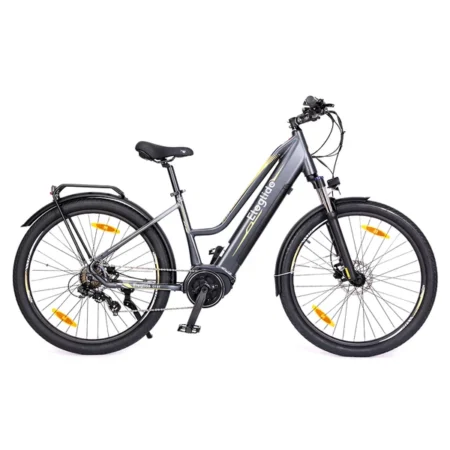 Eleglide C1 ST 27.5 inch Trekking Bike with 250W Ananda Mid-Drive Motor, 14.5Ah Battery, Max 150km Range, Hydraulic Suspension & Hydraulic Disc Brakes Shimano 7 Gears - Black