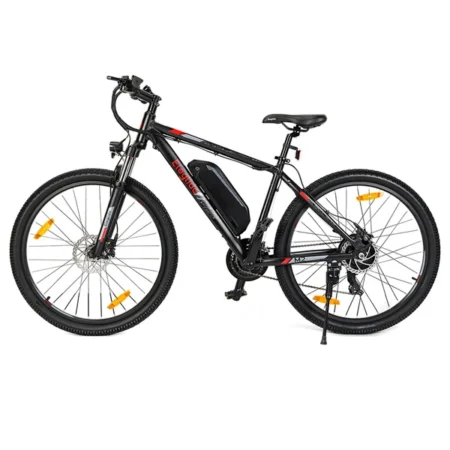 Eleglide M2 29” Electric Moped Bike 250W Motor 36V 15Ah Battery 125km Max Range Hydraulic Disc Brakes Smart LCD Display Smart App, Premium Suspension with Lockout, 24 Gears - Black