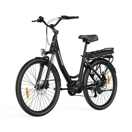Foride Urbano 2 Electric Bike, 250W Mid-drive Motor, 36V 13Ah Battery, 26 inch Tires, 25km/h Max Speed, 100km Range, Hydraulic Disc Brake, Suspension with Lockout, Shimano 7-speed
