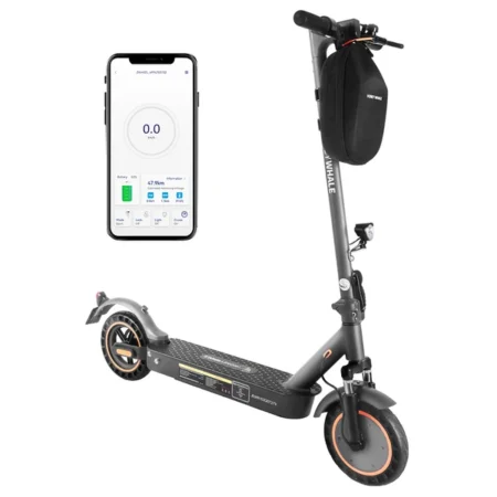 HONEYWHALE E9 MAX 10-inch Tire Electric Scooter ABE Certification, 500W Powerful Motor, 36V 10Ah Battery, 40km Max Range, Mechanical Brake Dual Suspension System Smart App