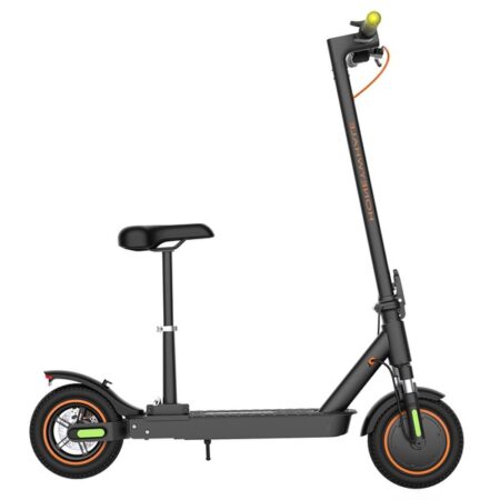 HONEYWHALE M2 MAX-B Electric Scooter with Seat, 500W Motor, 36V 12.5Ah 450Wh Battery 32km Range, 10-inch Pneumatic Tire, 32km/h E-ABS+Disc Brake Turn signal and Taillight 10-degree Gradeability