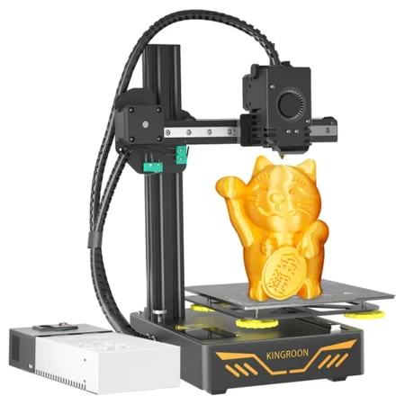 KINGROON KP3S 3D Printer, Titan Extruder, Double Aluminum Linear Guide Rails, Double Cooling Fans, Easy Assembley,180*180*180mm