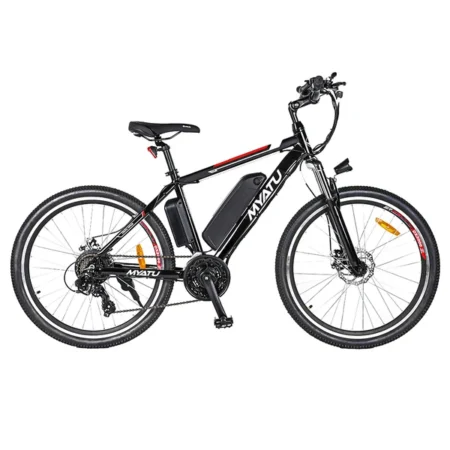 Myatu M0126 Spoked Wheel Electric Bike, 250W Motor 36V 12.5Ah Battery 25km/h Max Speed 50miles Range Shimano 21-speed