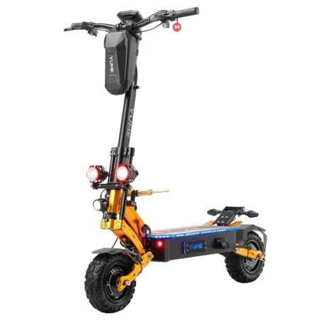 YUME X11+ Electric Scooter, 3000W*2 Motor 60V 30Ah Battery 11-inch Off-road Fat Tires 50mph Max Speed 60miles Range EBS Front & Rear Hydraulic Disk Brakes LCD Display