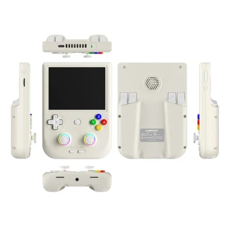ANBERNIC RG406V Android 13 Game Console, 4-inch 960*720P IPS Touchscreen, 8GB LPDDR4 +128GB UFS2.2, 128GB TF Card 4000+ Games, 1080p Output, 5G WiFi, Bluetooth 5.0, Moonlight Streaming