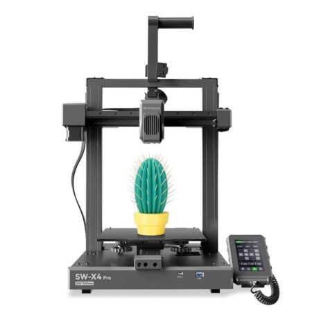 Stampante 3D Artillery Sidewinder X4 Pro, 240*240*260mm, velocità di stampa 500mm/s, guida lineare asse XY, estrusore a trasmissione diretta, livellamento automatico a 81 punti, doppia asta di trazione, ugello autopulente