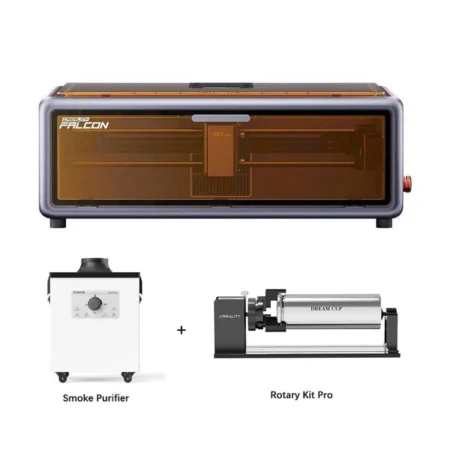Creality Falcon A1 10W FDA Class 1 Laser + Rotary Kit Pro + Fume Extractor
