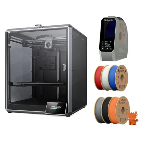 Creality K1 Max 3D Printer + Space Pi Dryer + 6kg Creality Hyper-PLA - Black + Red + Blue + Gray + White + Orange