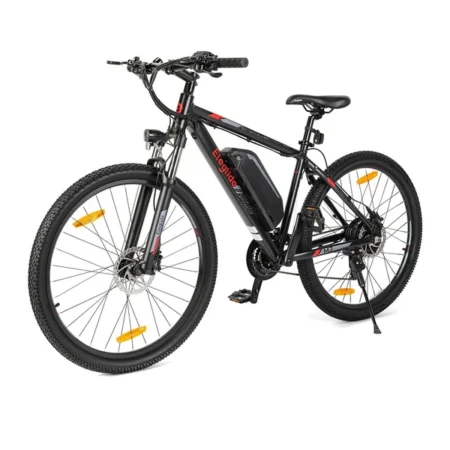 Eleglide M2 27.5" Electric Moped Mountain Bike 250W Motor 25km/h Speed 36V 15Ah Battery 125km Max Range, 120kg Max Load Shimano 24-Speed Gear Hydraulic Disc Brakes, APP Control - Black