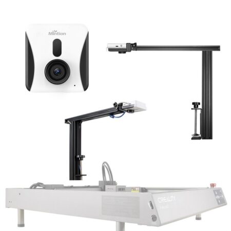 Mintion Lightburn Camera, 1080P Resolution, Fit Into Enclosure,2.4GHz & 5GHz Dual Band WiFi, Remote Monitor and Control, Precise Positioning, Image Tracing, Batch Engraving, Auto Timelapse Video, Lightburn Wireless Bridge