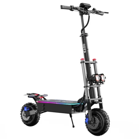 OOTD D88 Electric Scooter 11 Inch Off-Road Tires 2800W*2 Dual Motor 85km/h Max Speed 60V 35Ah Battery for 80km - 100km Range 150KG Max Load Double Absorbers with Seat NFC Lock
