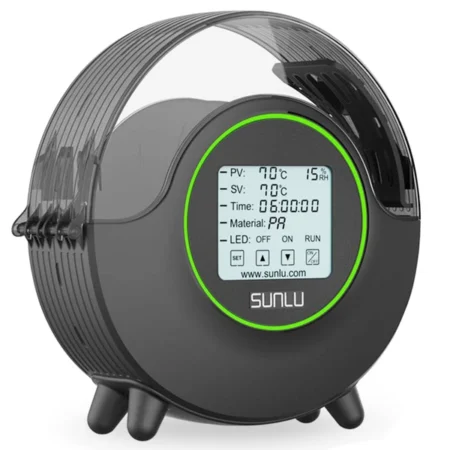 SUNLU S2 Filament Dryer Box with Fan, Compatible with 1.75mm, 2.85mm Filament Maximum Capacity φ210 x 85 mm